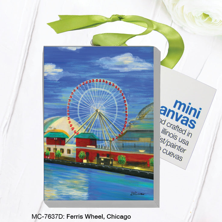 Ferris Wheel, Chicago, Mini Canvas (MC-7637D)