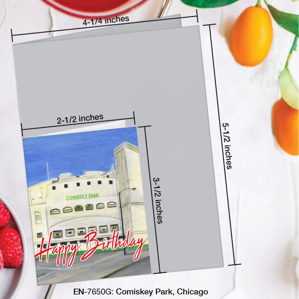 Comiskey Park, Chicago, Greeting Card (#7650G)