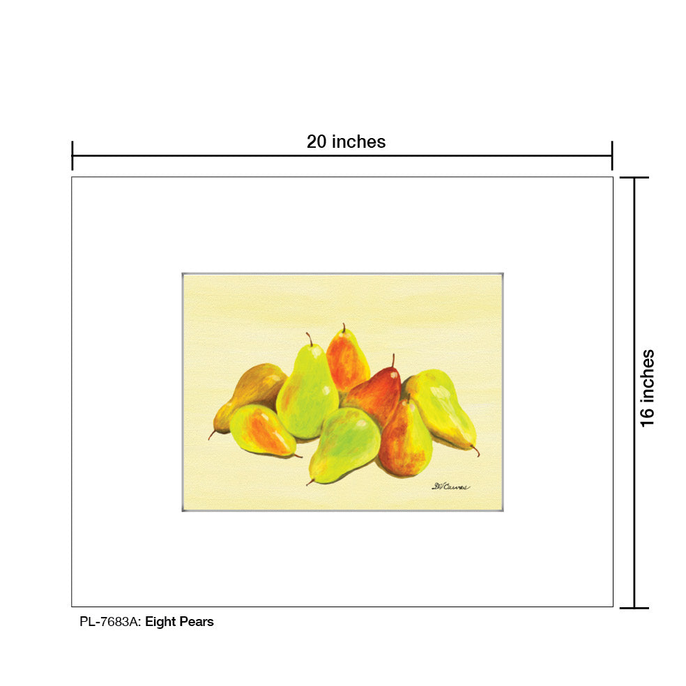 Eight Pears, Print (#7683A)