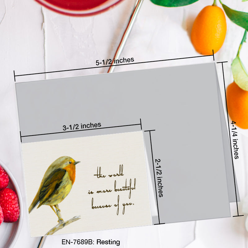 Resting, Greeting Card (#7689B)