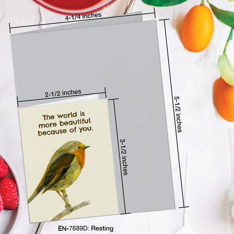 Resting, Greeting Card (#7689D)
