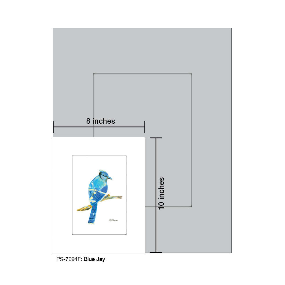 Blue Jay, Print (#7694F)