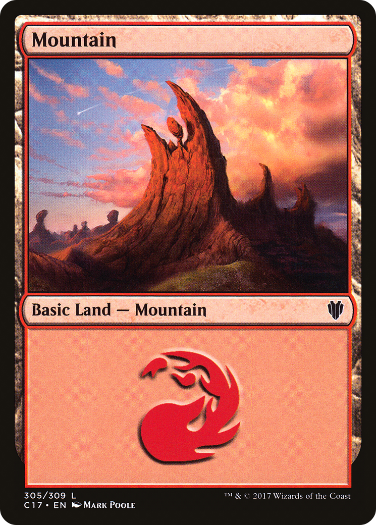 Mountain (C17-305) - Commander 2017