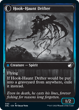 Baithook Angler // Hook-Haunt Drifter (DBL-042) - Innistrad: Double Feature: (Double Faced Transform)