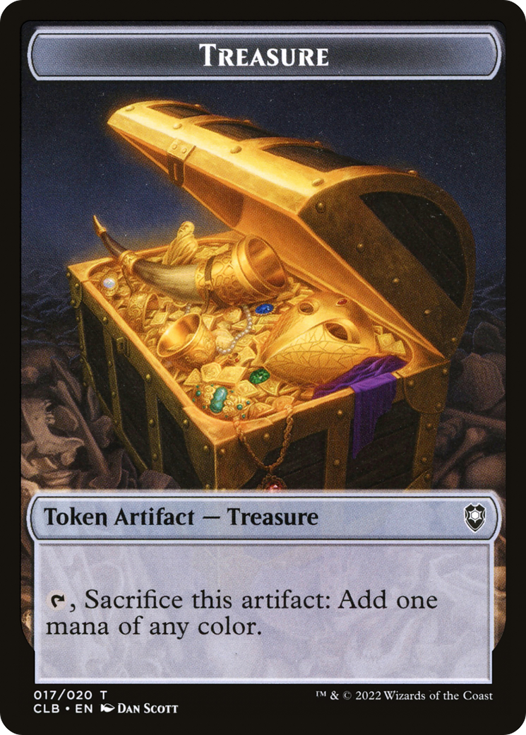 Treasure (CLB-017) - Battle for Baldur's Gate Tokens