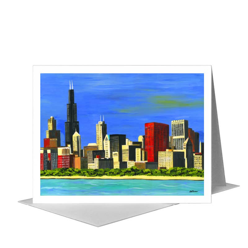 Lakefront, Chicago, Greeting Card (#7379A)