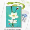 Wild Cherry with Hummingbird, Mini Canvas (MC-7758H)