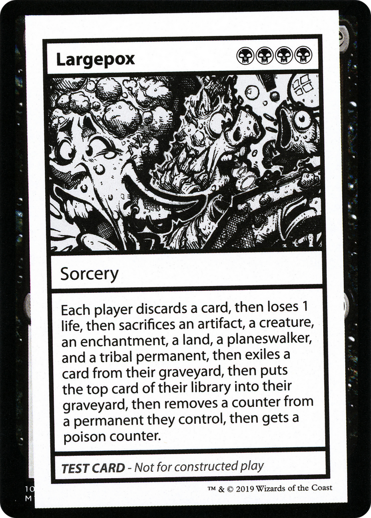 Largepox (CMB1-044) - Mystery Booster Playtest Cards 2021