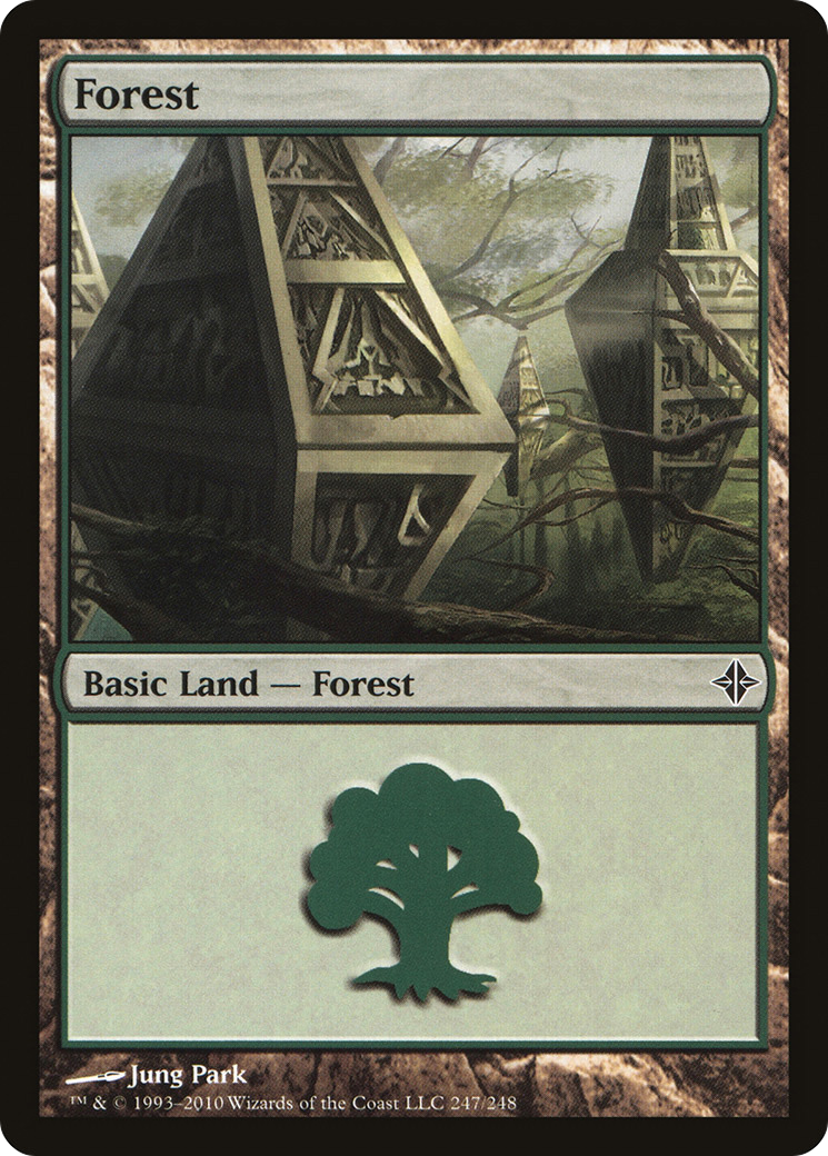 Forest (ROE-247) - Rise of the Eldrazi Foil