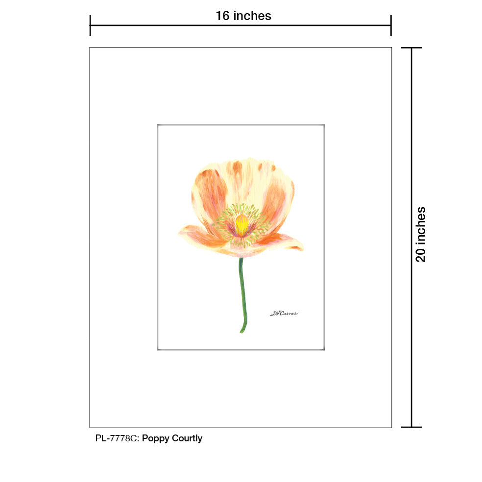 Poppy Courtly, Print (#7778C)