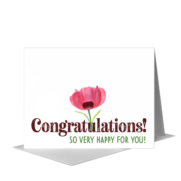 Poppy Marvel, Greeting Card (#7790A)