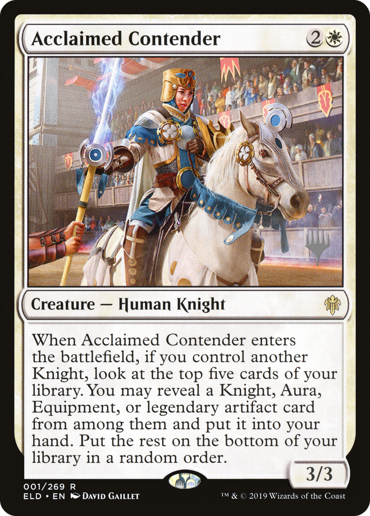 Acclaimed Contender (PPELD-01P) - Throne of Eldraine Promos