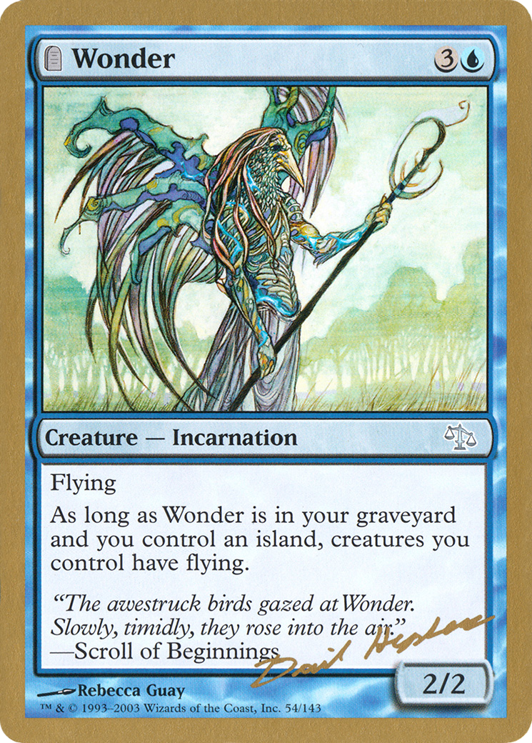 Wonder (WCD-DH54) - World Championship Decks 2003