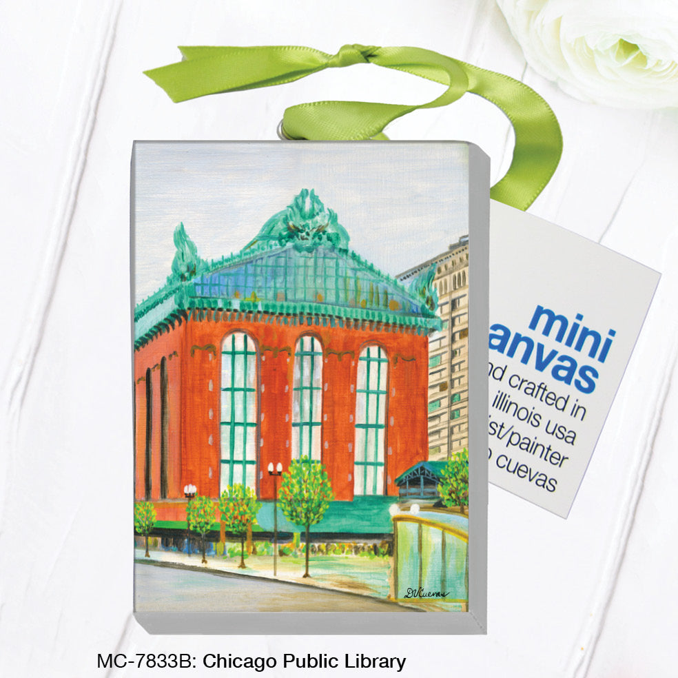Chicago Public Library, Mini Canvas (MC-7833B)