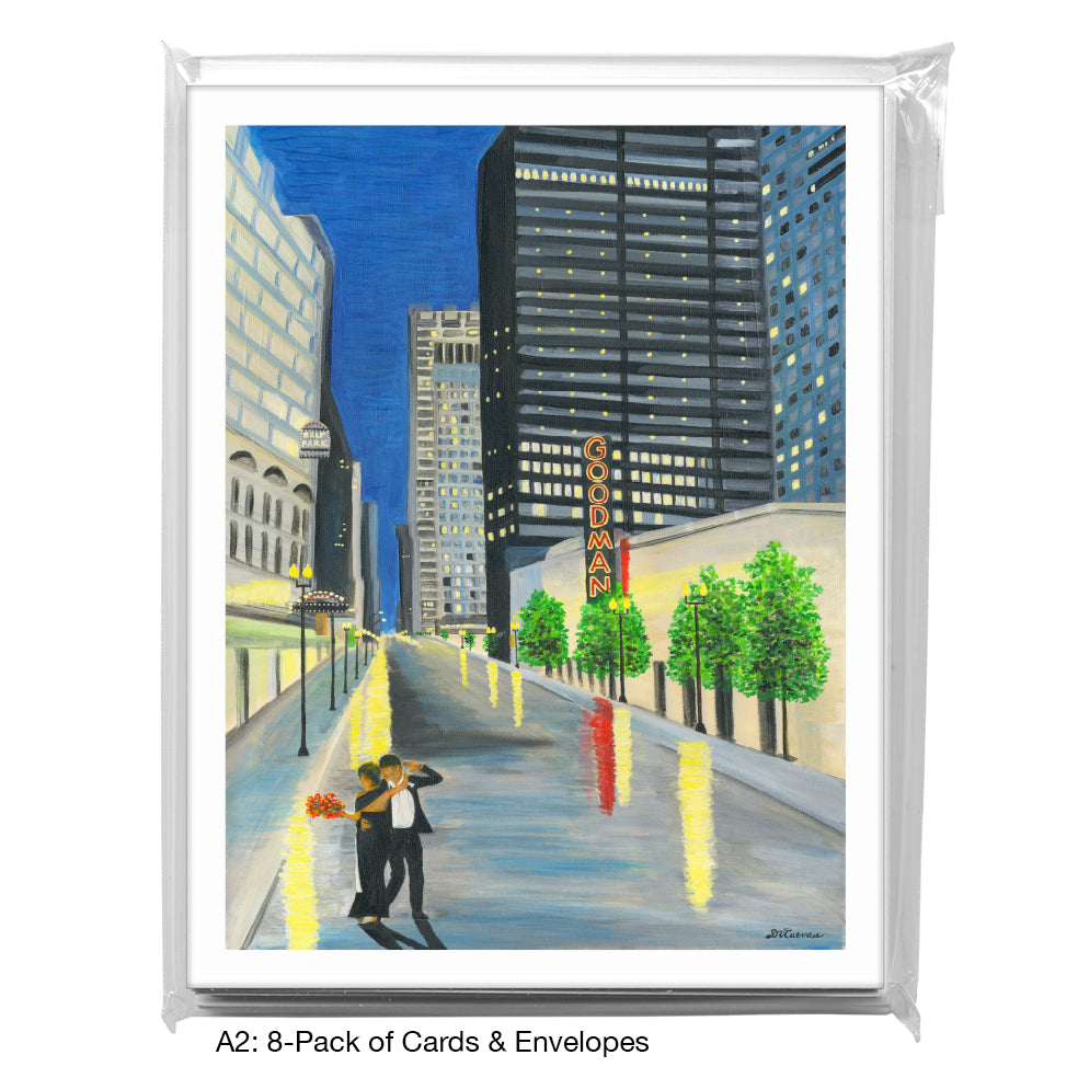Goodman Theater, Chicago, Greeting Card (#7837C)