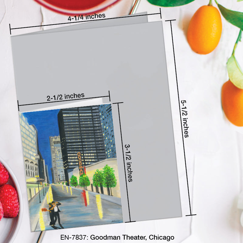 Goodman Theater, Chicago, Greeting Card (#7837C)