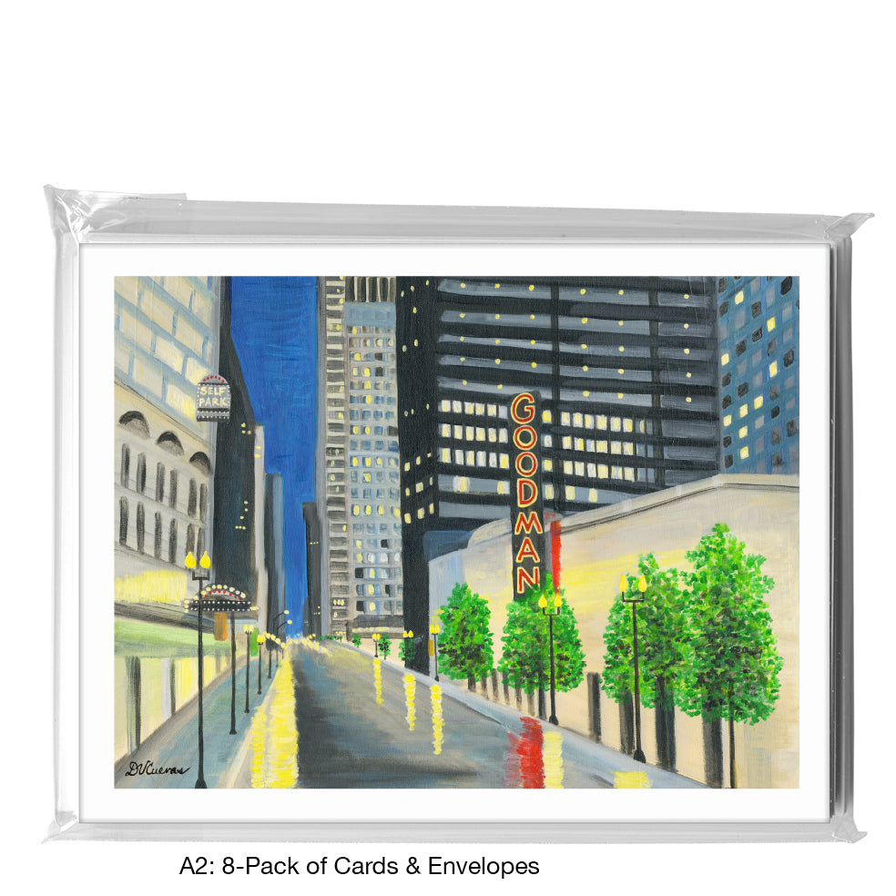 Goodman Theater, Chicago, Greeting Card (#7837A)