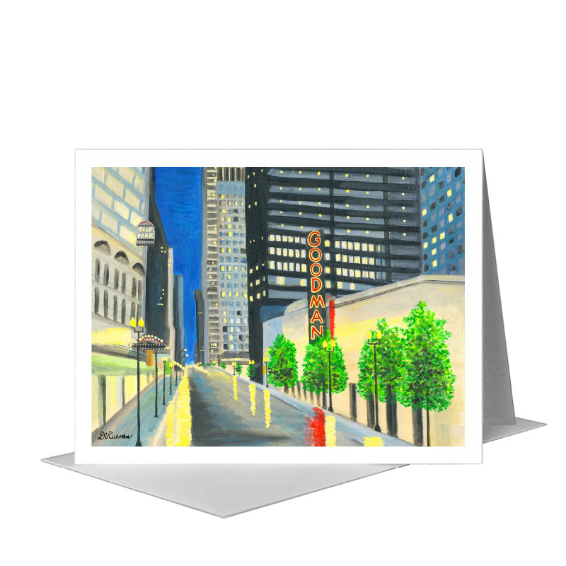 Goodman Theater, Chicago, Greeting Card (#7837A)