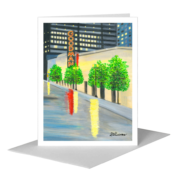 Goodman Theater, Chicago, Greeting Card (#7837B)