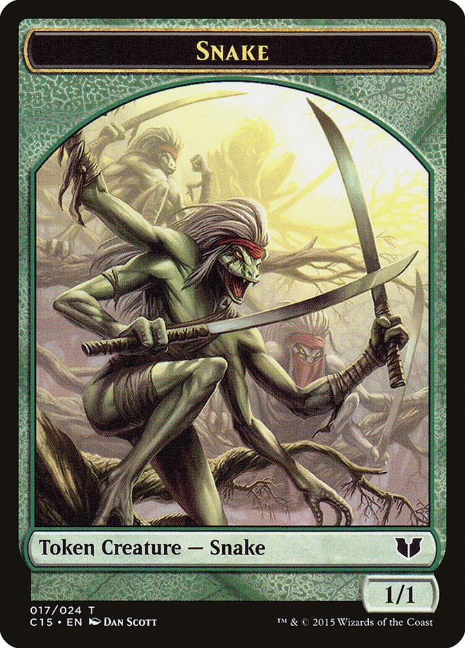 Snake (C15-017) - Commander 2015 Tokens