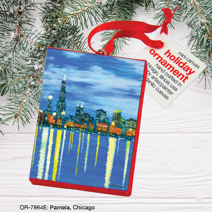 Chicago Pamela Skyline, Chicago, Ornament (OR-7864E)
