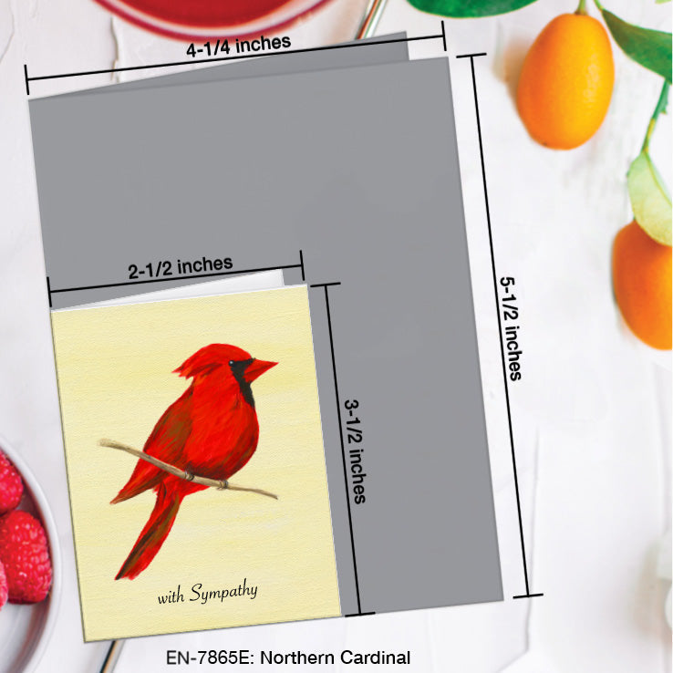Northern Cardinal, Greeting Card (#7865E)
