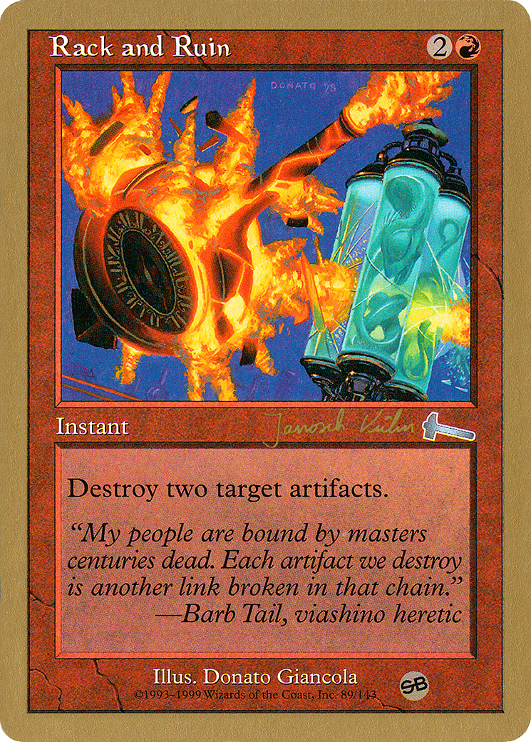 Rack and Ruin (WCD-JK89SB) - World Championship Decks 2000