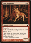 Feral Ridgewolf (ISD-142) - Innistrad