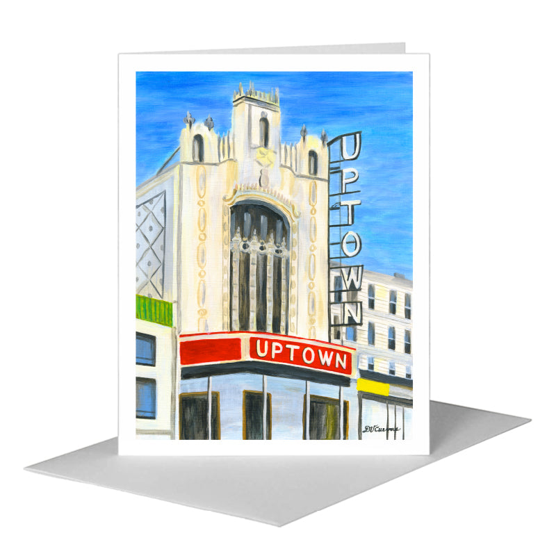 Uptown Theater, Chicago, Greeting Card (#7922A)