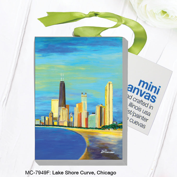 Lake Shore Curve, Chicago, Mini Canvas (MC-7949F)