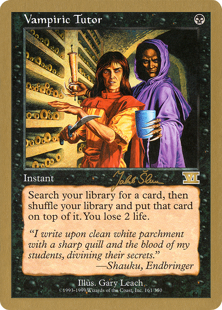 Vampiric Tutor (WCD-JS161) - World Championship Decks 1999