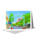 Lincoln Square, Chicago, Greeting Card (#7971A)