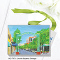Lincoln Square, Chicago, Mini Canvas (MC-7971A)