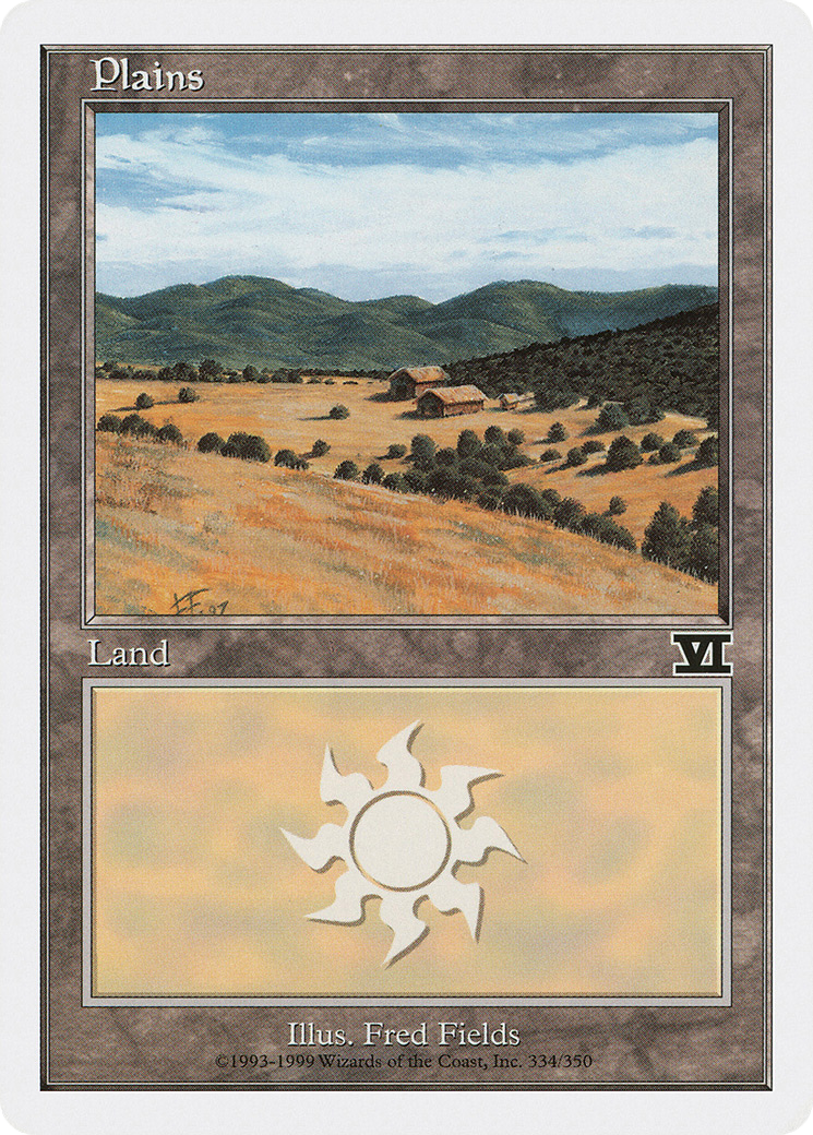 Plains (6ED-334) - Classic Sixth Edition