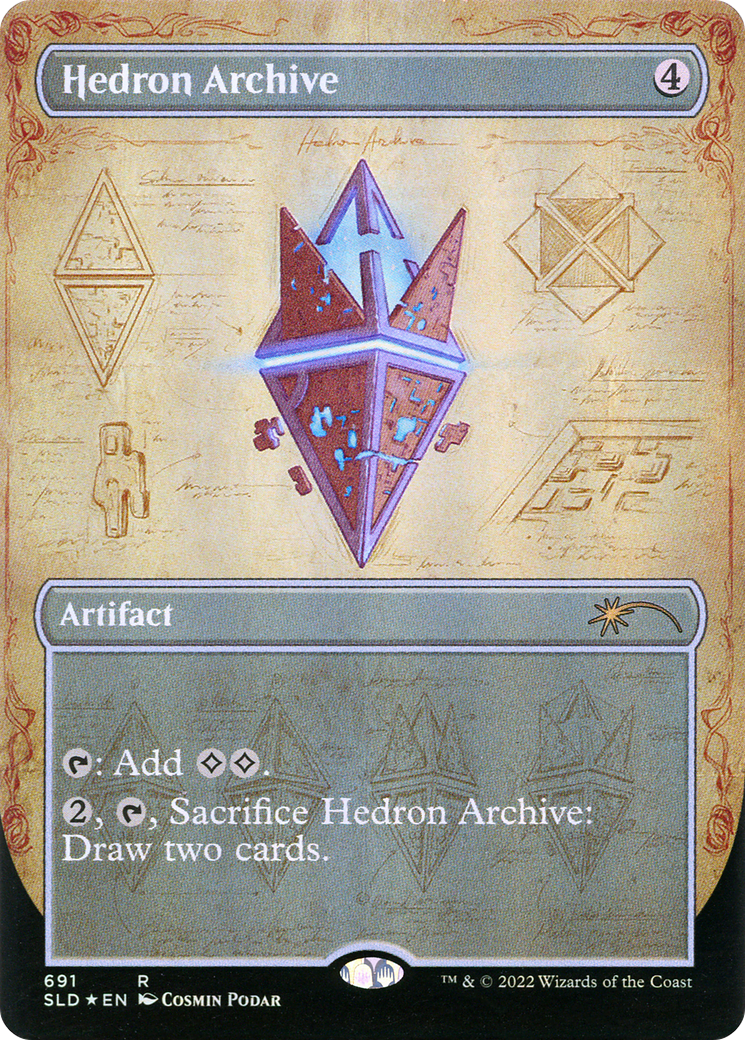 Hedron Archive (SLD-691) - Secret Lair Drop (Borderless) Foil