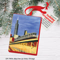 Blue Line Up-Close, Chicago, Ornament (OR-7980A)