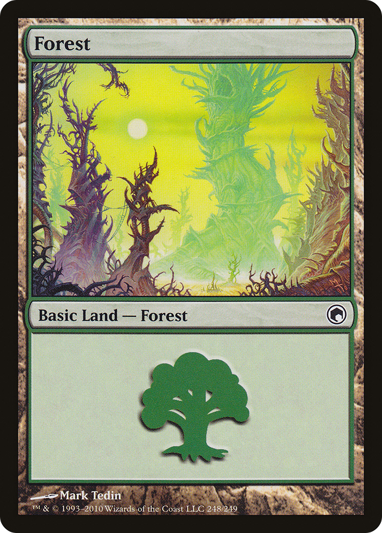 Forest (SOM-248) - Scars of Mirrodin