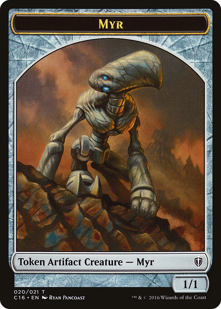 Myr (C16-020) - Commander 2016 Tokens