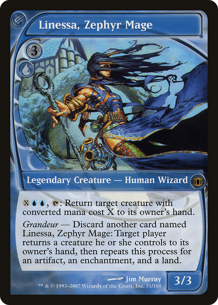Linessa, Zephyr Mage (FUT-051) - Future Sight Foil