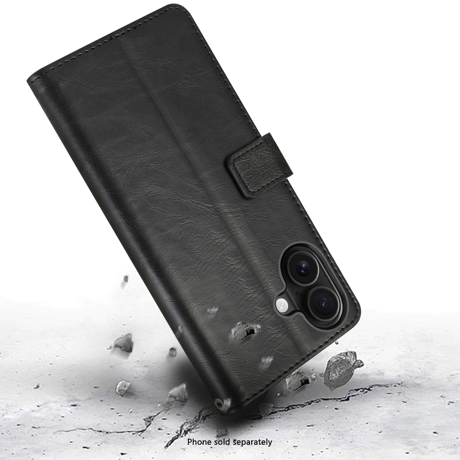 iPhone 17 Case - Leather Folio Wallet | Indy Series