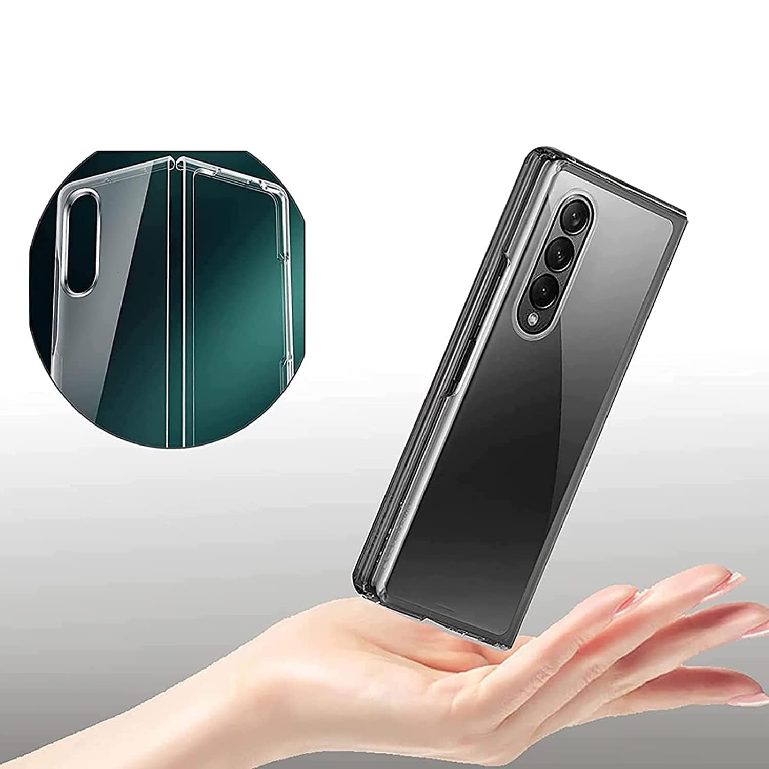 Venture Series Hard Shell Clear Case - Galaxy Z Fold4