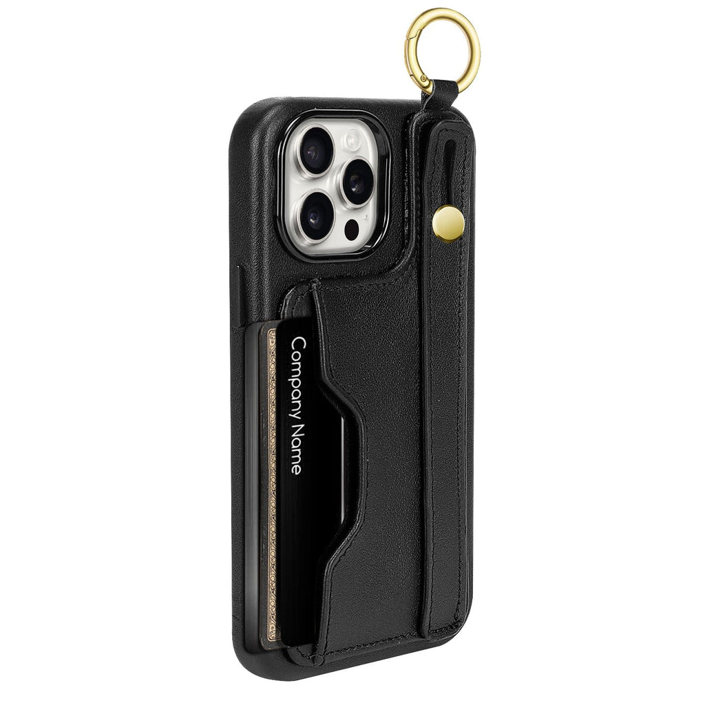 iPhone 15 Pro Max Leather Wallet FingerGrip Case with MagSafe | Indy Series