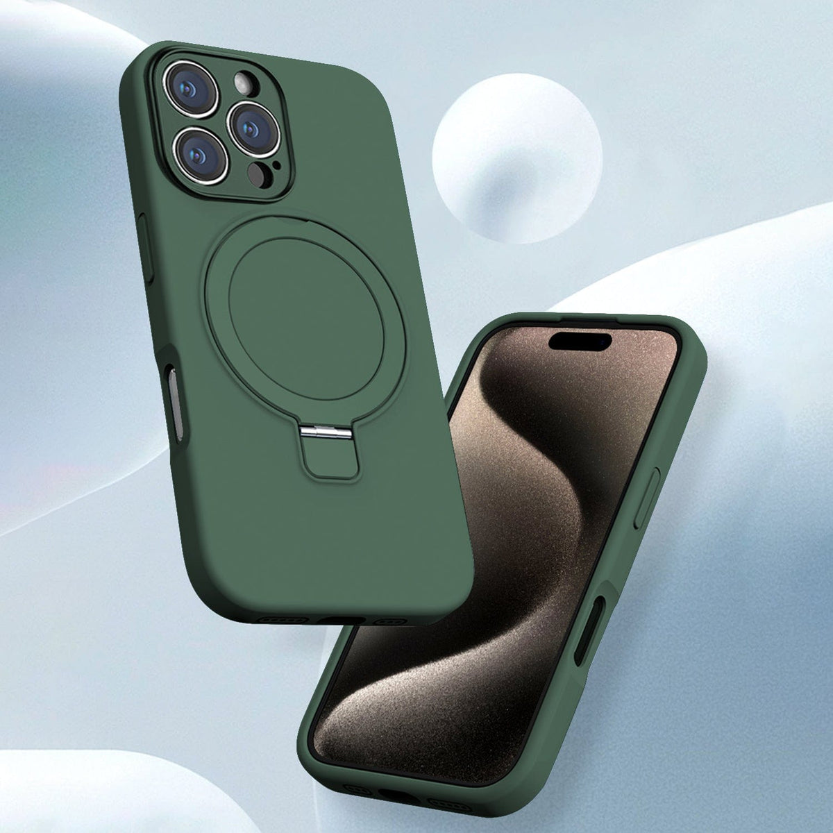 iPhone 16 Pro Max Slim Kickstand Case - Rugged Protection, MagSafe | Venture Series