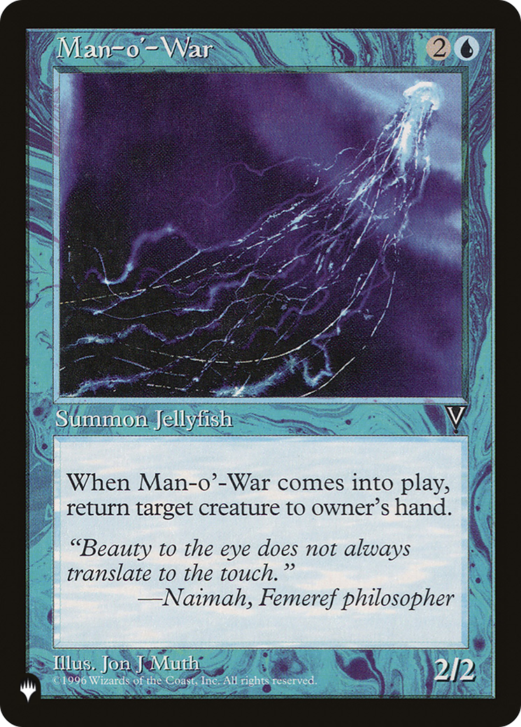 Man-o'-War (LIST-VIS-37) - The List