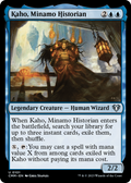 Kaho, Minamo Historian (CMM-101) - Commander Masters