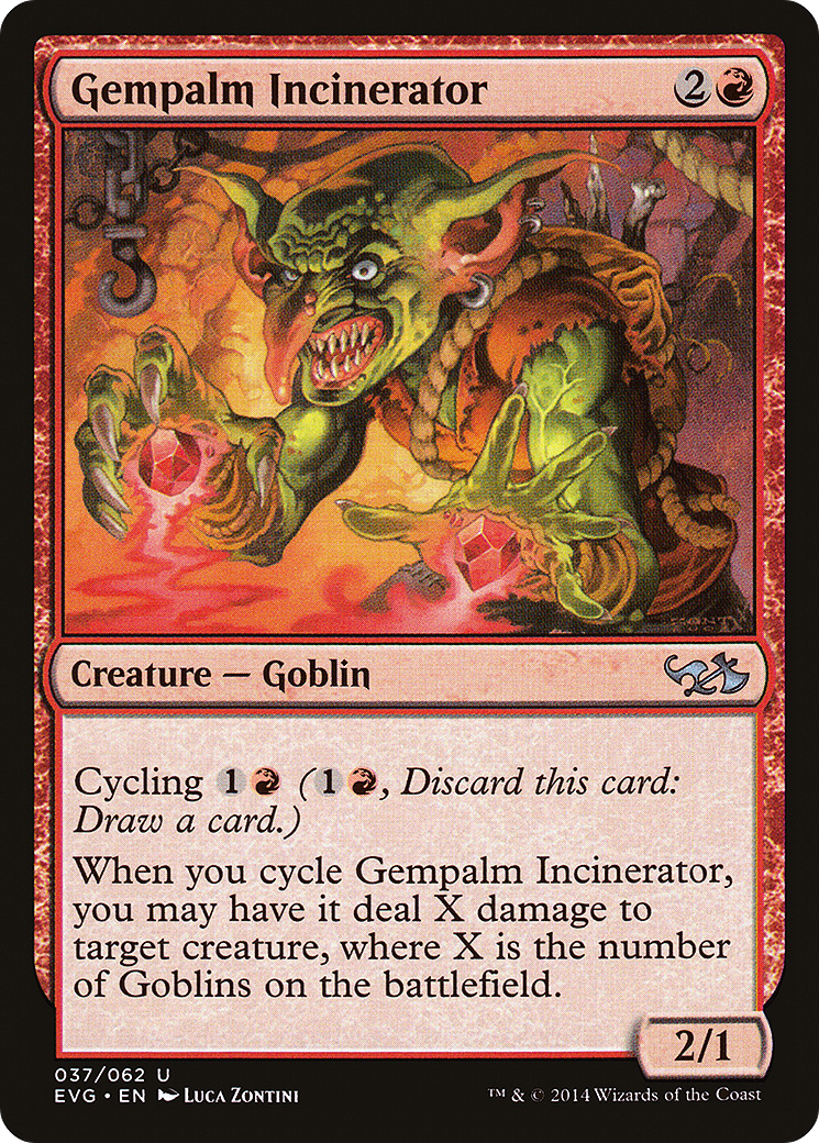 Gempalm Incinerator (DD3-037) - Duel Decks Anthology: Elves vs. Goblins