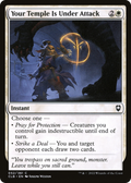 Your Temple Is Under Attack (CLB-052) - Commander Legends: Battle for Baldur's Gate Foil
