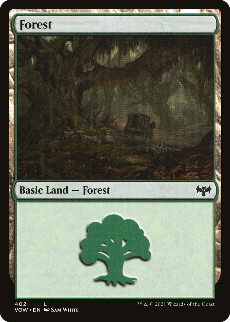 Forest (VOW-402) - Innistrad: Crimson Vow Foil