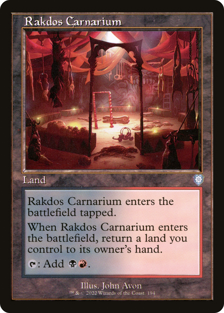 Rakdos Carnarium (BRC-194) - The Brothers' War Commander