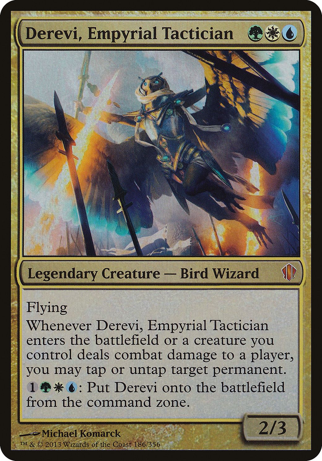 Derevi, Empyrial Tactician (OVER-186) - Commander 2013 Oversized Foil